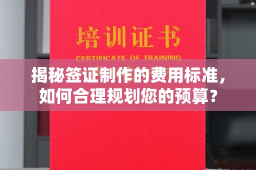 左贡揭秘签证制作的费用标准，如何合理规划您的预算？