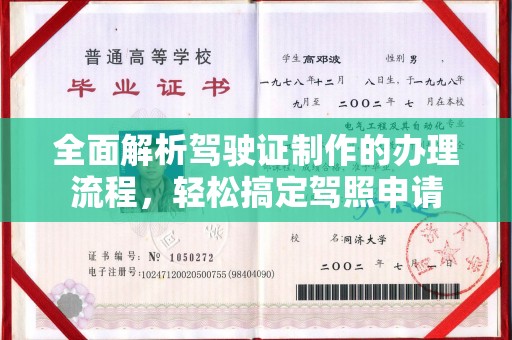 左贡全面解析驾驶证制作的办理流程，轻松搞定驾照申请