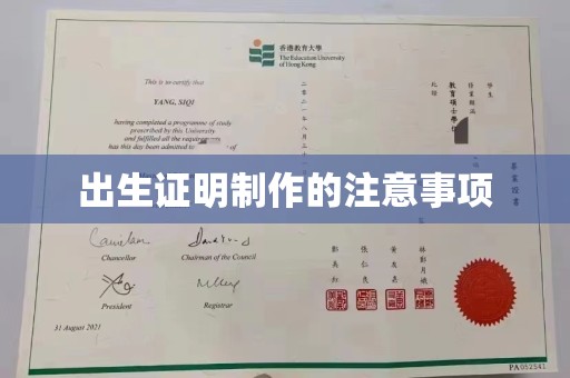 左贡出生证明制作的注意事项